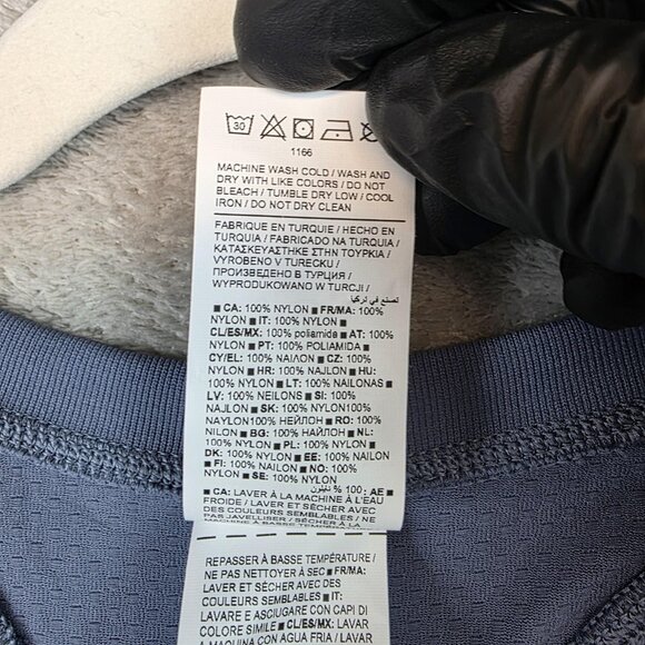 Athleta Momentum Seamless Tank Top Womens XL Blue Scoop Neck Racerback Camisole - Picture 5 of 11